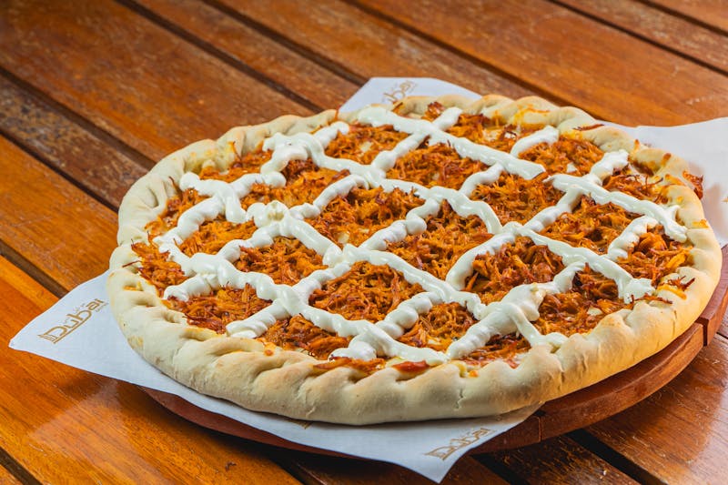 NY Supreme pizza loaded with pepperoni, sausage and vegetables